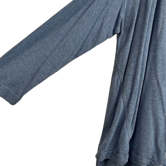 J Jill Fit Women's Top Size XL Blue Long Sleeve Pullover Stretch Rayon Spandex - Picture 4 of 7